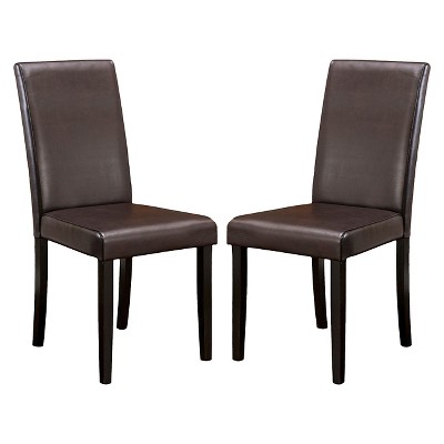 target leather dining chair