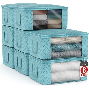 Sorbus Foldable Storage Bag Organizers with Large Clear Window & Carry Handles - 1 of 1