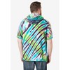 Liberty Blues by KingSize Men's Big & Tall Short-Sleeve Hoodie - 3 of 4