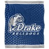Drake University Logo Dots Silky 50x60 Blanket, 1 Sided - 2 of 4