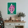 Amanti Art Christmas Candy by Rachel Lee 3 Birdies Studio Canvas Art Framed - 4 of 4