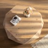 Bella Depot  38.18''W Three-dimensional Embossed Pattern Design Coffee Table - 3 of 4