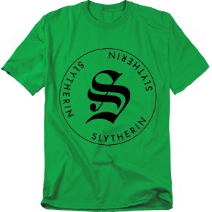 Harry Potter Slytherin Letter S Adult T-Shirt - 1 of 4