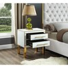 Meridian Furniture,Gigi White Side Table - 3 of 4