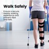 WellBrite 6 Pack Black Replacement Rubber Cane Tips for Canes and Walkers, 0.75 in - 4 of 4