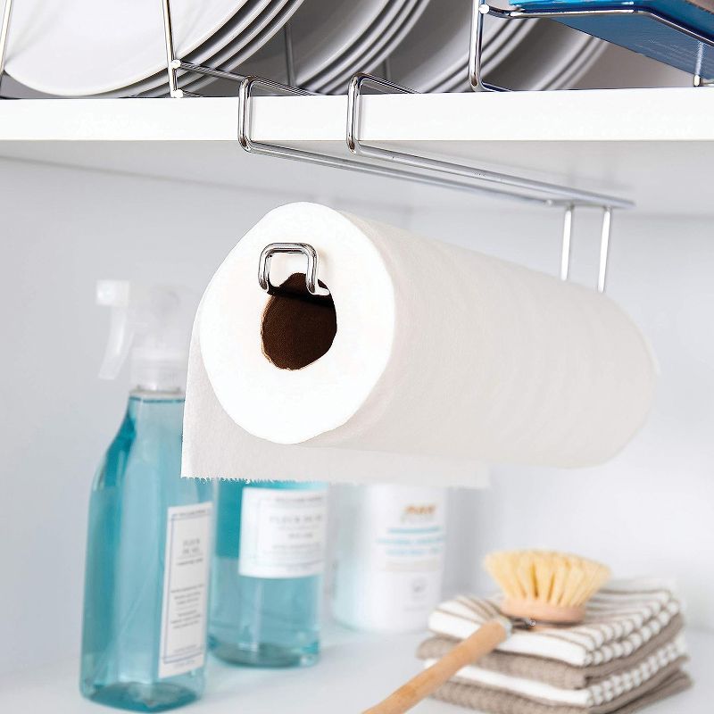 Better Houseware Undershelf Paper Towel Holder, Chrome, 5 of 7