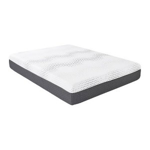 MAXZZZ 12" Queen Mattress Green Tea Gel-Infused Memory Foam Hybrid Mattress, Plush Foam Pocket Coils, Mattress in a Box, Comfortable Sleep Mattress - 1 of 1