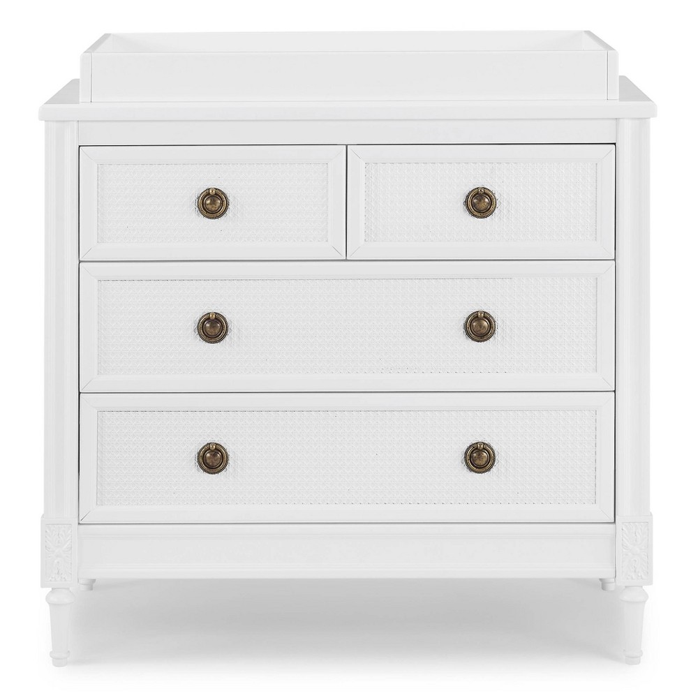 Delta Children Madeline 4 Drawer Dresser with Changing Top and Interlocking Drawers - Bianca White -  89450738