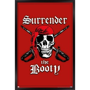 Trends International Surrender the Booty Framed Wall Poster Prints - 1 of 4