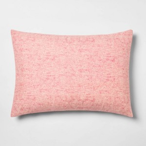 Standard Microfiber Printed Pillow Sham Blush Peach Texture - Room Essentials , Blush Pink Texture