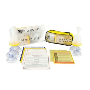 LifeVac Home & Yellow Travel Combo Kit - Portable Suction Rescue Device, First Aid Kit for Kids and Adults, Airway Suction for Children and Adults - 1 of 4