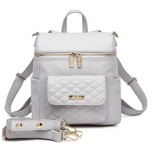 Luli Bebe Petit Monaco Diaper Bag Backpack, Made from Luxury Materials with Stylish Exterior, Spacious Interior for all Baby Products - 1 of 4