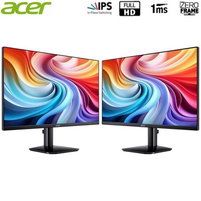 Acer 27" Full HD 120Hz 1ms FreeSync IPS Gaming Monitor 2 Pack
