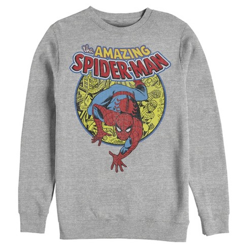 Men's Marvel Spider-man Amazing Dad Pull Over Hoodie - Black - Medium :  Target