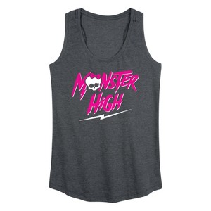 Women's - Monster High - Monster High Lightning Logo Graphic Racerback Tank - 1 of 4