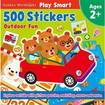 Play Smart 500 Stickers Outdoor Fun - by  Gakken Early Childhood Experts (Paperback)