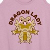 Women's - Instant Message - Dragon Lady Graphic Racerback Tank - 2 of 4