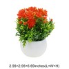 Unique Bargains Artificial Plants Semi-circle Lotus Bowl Plastic 2.95"x2.95"x6.69" 1 Pc - 3 of 4