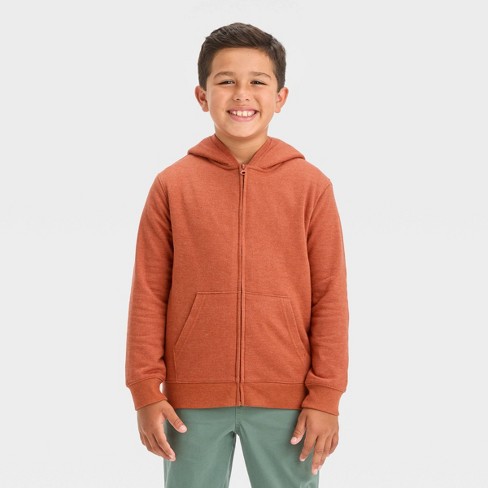 Boys' Faux Shearling Lined Zip-up Sweatshirt - Cat & Jack™ : Target