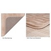 Hastings Home Memory Foam Bathroom Mats With Microfiber Top and Nonslip Absorbent Runner - Set of 2, Taupe - 3 of 4