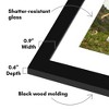 Americanflat 8x20 Collage Picture Frame to Display 4 Photos at Once - Black - 3 of 4