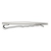 Black Bow Jewelry Stainless Steel Polished Convex Tie Bar, 5.4 x 52mm - 2 of 4