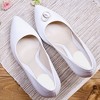 Unique Bargains Silicone Heel Support Cup Pads Orthotic Insole Plantar Care Heel Pads 8Pcs T Shape Clear - 2 of 4