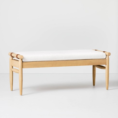 Upholstered Wood Bench