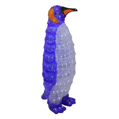 Northlight 24.5" Lighted Commercial Grade Acrylic Penguin Christmas Display Decoration