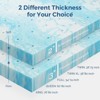 Aukfa 3-Inch Gel Memory Foam Mattress Topper for Back Pain, King Size, CertiPUR-US Certified - 3 of 4