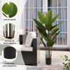 Gulches 2025 New adhesive fabric traveler banana leaf 15 leaf home decoration indoor decoration artificial green plant 2pcs/set - 4 of 4