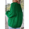 Womens Sweater Knit Cardigan with Pockets Open Front Cable Knit Sweater Chunky Thick Sweater Cardigan for Winter Comfy Knitwear - 2 of 4