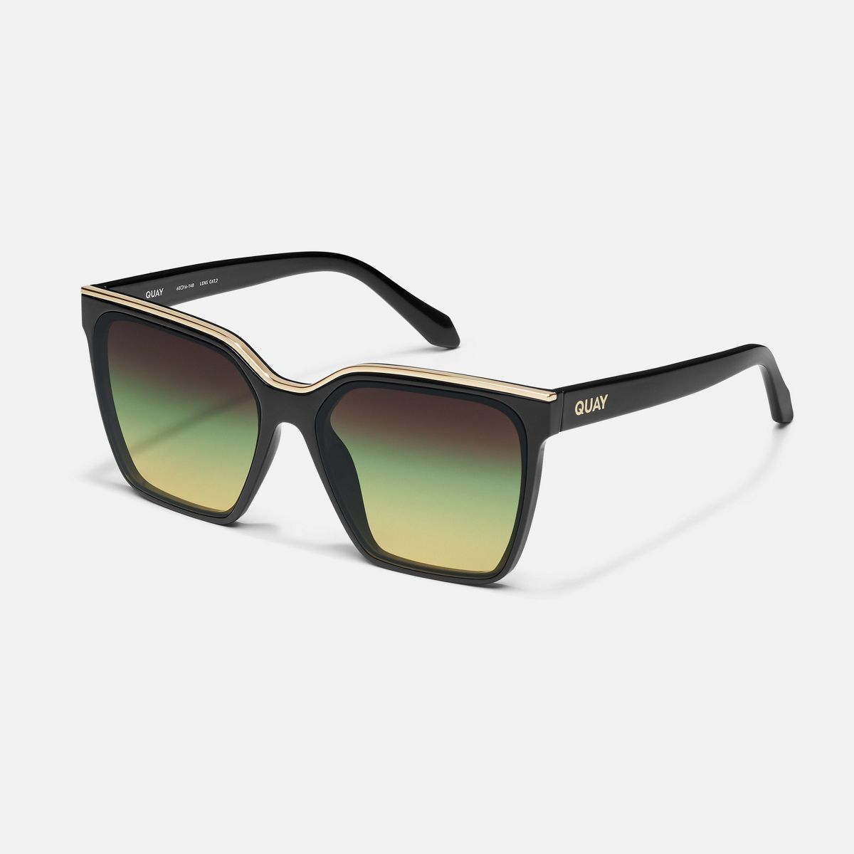 QUAY Womens Level Up Square Sunglasses - thumbnail 3
