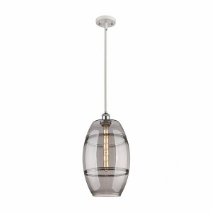 Vaz - 1 Light Stem Hung Mini Pendant In Industrial Style-18.5 Inches Tall and 10 Inches Wide - 1 of 1
