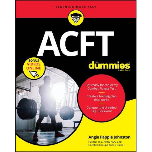 Acft Army Combat Fitness Test For Dummies - By Angie Papple Johnston  (paperback) : Target