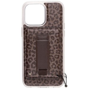 Walli Cases Shadow Leopard Magnetic Phone Case with Wallet and Finger Strap - 1 of 4