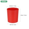 Unique Bargains Plastic Modern Design Plant Pot Round 8 Pcs - 3 of 4