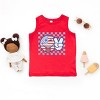 The Juniper Shop SmileyWorld Patriotic Checkered Peace Toddler Tank - 3 of 4