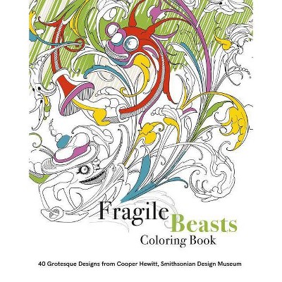 Fragile Beasts Coloring Book - by  Caitlin Condell (Paperback)