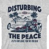 National Hot Rod Association NHRA Car, Disturbing the Peace If it's too loud, you're too old on Athletic Heather Youth T-Shirt - 2 of 2