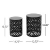 Dracelo Metal S/2 end table - 4 of 4