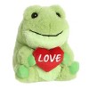 Aurora Mini Love Frog Rolly Pet Lovely Stuffed Animal Green 5" - 2 of 4