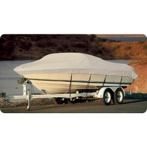 Taylor Made 70201 Boat Cover for V-Hull Bass Boat 14'-21' - Marine Grade Protection. - 1 of 2