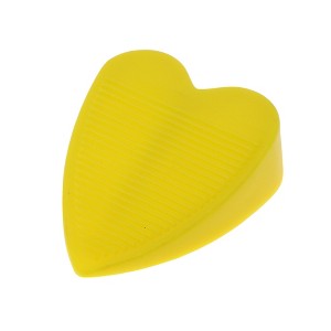 Unique Bargains Door Stop Heart-Shaped Door Stopper PU Rubber Bluish 3.78"x3.03"x1.1" 1 Pc - 1 of 4