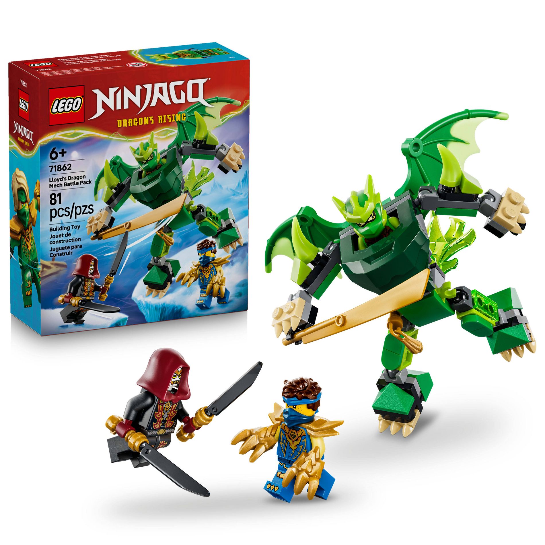 LEGO NINJAGO Lloyd's Dragon Mech Battle Pack 71862