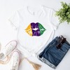 Simply Sage Market Women's Mardi Gras Lips Short Sleeve Graphic Tee - 3 of 4