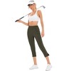 Clearlove Pants for Women Casual Summer Pull On Yoga Dress Work Jeggings Athletic Golf Crop Pants with Pockets - 3 of 4