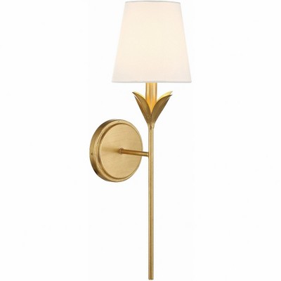 Crystorama Lighting Broche 1 - Light Sconce in  Antique Gold