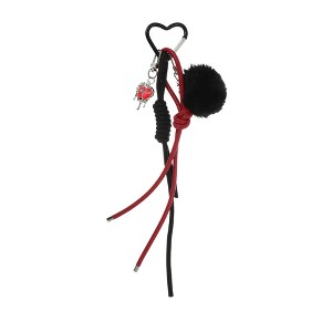 Unique Bargains Heart Handbag Charm Red Black 1 Pc - 1 of 4