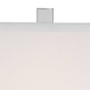 Vienna Full Spectrum Tilde Traditional Table Lamp 26 1/4" High Clear Crystal White Tapered Rectangular Shade for Bedroom Living Room Nightstand House - 3 of 4